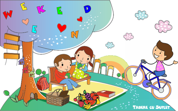 Kids with Bike and Tree